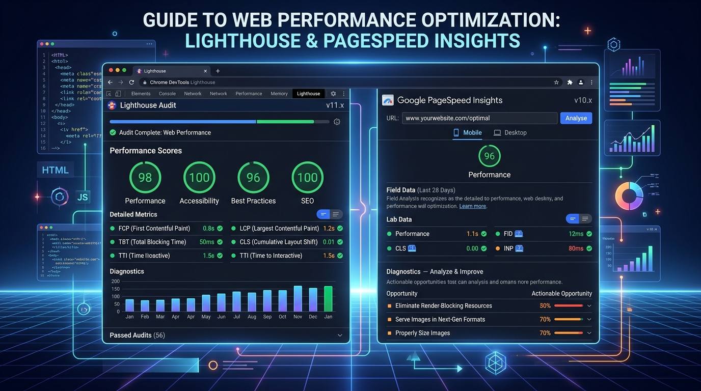 Google Chrome Lighthouse vs. PageSpeed Insights: How to Master Web Performance Audits